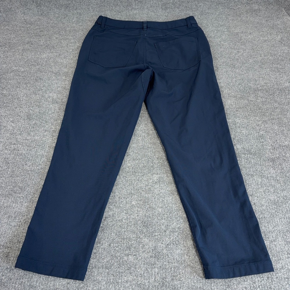 Lululemon Pants Men 32x29 Navy ABC Pant Relaxed Fit Warpstreme Tech Chino Golf - Picture 8 of 10